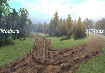 Montain Mud Map version 1.0 for Spintires: MudRunner (v14.08.19)