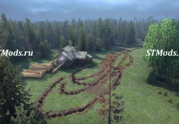 Montain Mud Map version 1.0 for Spintires: MudRunner (v14.08.19)