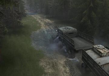Dangerous Roads Map version 1 for Spintires: MudRunner