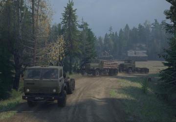 Autumn Approaches Map version 24.08.23 for Spintires: MudRunner (v25.02.21)