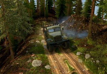 Map Over the Hills and Through the Forest v1 for Spintires: MudRunner (v14.08.19)