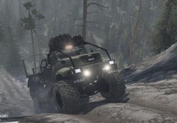 Map Over the Hills and Through the River version 1 for Spintires: MudRunner (v10.06.19)
