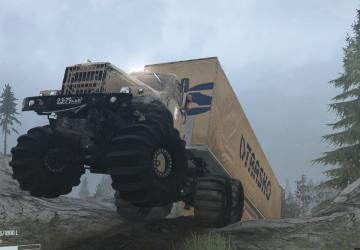 Map Over the Hills and Through the River version 1 for Spintires: MudRunner (v10.06.19)
