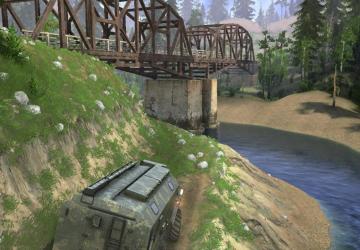 Mountain Lake Map version 1 for Spintires: MudRunner (v25.02.21)