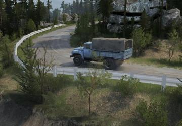 Map Mountain Passes Map version 1 for Spintires: MudRunner (v25.02.21)