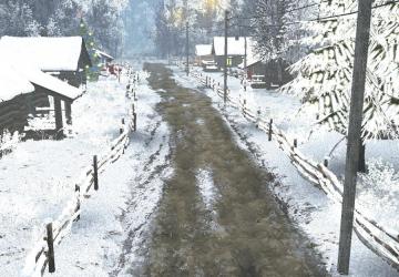 First Snow Map version 1 for Spintires: MudRunner (v25.02.21)
