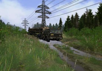 After the Rain or Black Lumberjacks Map version 1.0 for Spintires: MudRunner (v10.06.19)