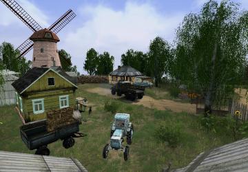 After the Rain or Black Lumberjacks Map version 1.0 for Spintires: MudRunner (v10.06.19)