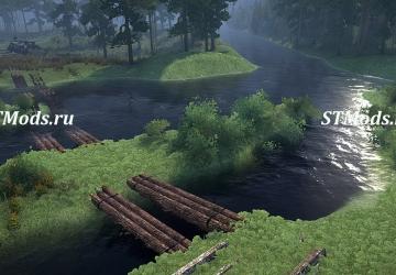 Broken Roads and Fords 2 Map version 1.0 for Spintires: MudRunner (v14.08.19)