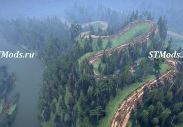 Broken Roads and Fords 2 Map version 1.0 for Spintires: MudRunner (v14.08.19)