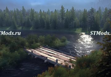 Broken Roads and Fords 2 Map version 1.0 for Spintires: MudRunner (v14.08.19)