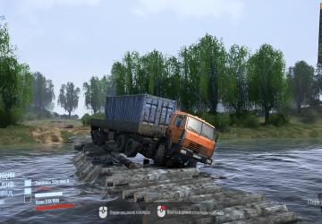 Riverland 3 Map (Dam) version 1.0 for Spintires: MudRunner (v22.03.19)