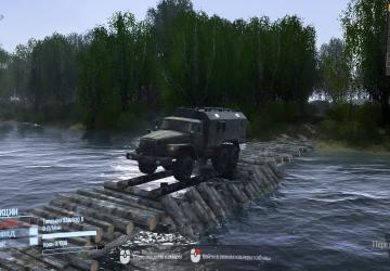 Riverland 3 Map (Dam) version 1.0 for Spintires: MudRunner (v22.03.19)
