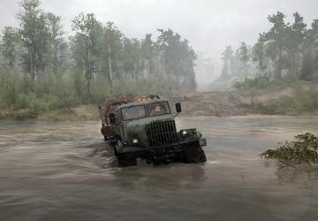 River Crossings Map version 2 for Spintires: MudRunner (v25.02.21)