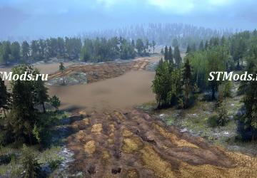 Map Round Forest version 1.0 for Spintires: MudRunner (v14.08.19)
