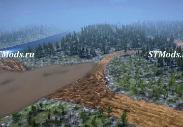 Map Round Forest version 1.0 for Spintires: MudRunner (v14.08.19)