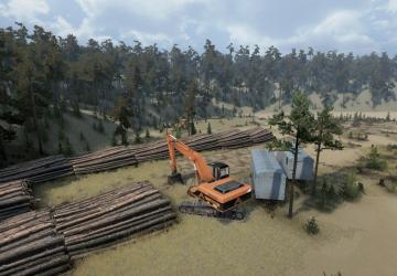 Sand Pit Map version 1 for Spintires: MudRunner