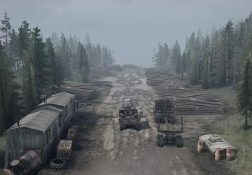 Farmland in the Taiga Map version 1.0 for Spintires: MudRunner (v14.08.19)