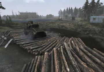 Shallow River Map version 1 for Spintires: MudRunner
