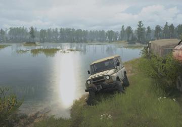 Map Taiga Route Map version 1.0 for Spintires: MudRunner