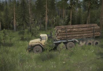 Map Taiga Route Map version 1.0 for Spintires: MudRunner
