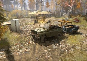 Shadow of Chernobyl and Clear Sky Map version 1.01 for Spintires: MudRunner (v10.06.19)