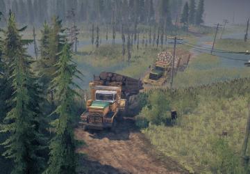 Timber Town Map version 1.0 for Spintires: MudRunner (v14.08.19)