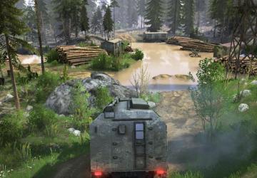 Down the River Map version 1 for Spintires: MudRunner (v25.02.21)