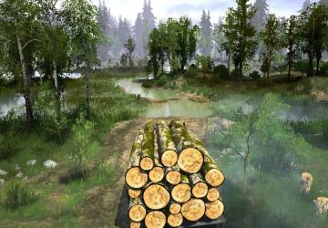Down the River Map version 1 for Spintires: MudRunner (v25.02.21)
