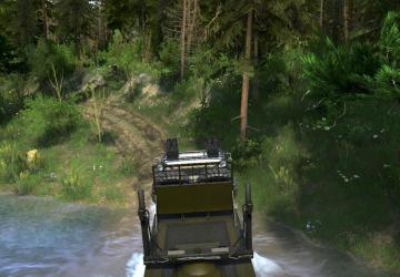 Down the River Map version 1 for Spintires: MudRunner (v25.02.21)