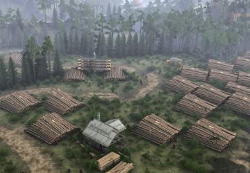 Map Eight Roads for Spintires: MudRunner (v14.08.19)