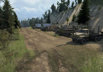 Fuel Run to the Village version 1 for Spintires: MudRunner
