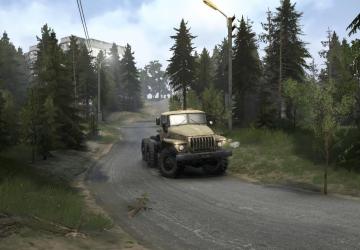 Abandoned City Map version 1 for Spintires: MudRunner