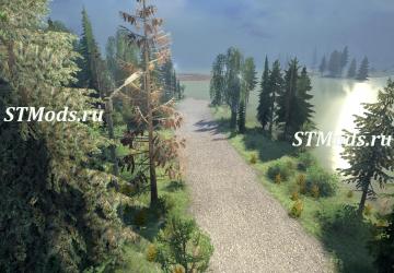 Flooded Town Map version 1.0 for Spintires: MudRunner (v14.08.19)