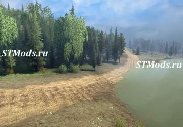 Flooded Town Map version 1.0 for Spintires: MudRunner (v14.08.19)
