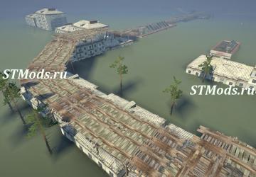 Flooded Town Map version 1.0 for Spintires: MudRunner (v14.08.19)
