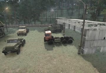 Green Forest Map version 1 for Spintires: MudRunner (v14.08.19)
