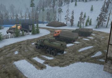 Winter Map version 1 for Spintires: MudRunner (v14.08.19)
