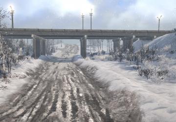 Winter at Kuzmich's Map version 0.95 for Spintires: MudRunner (v10.06.19)