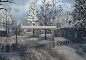 Winter at Kuzmich's Map version 0.95 for Spintires: MudRunner (v10.06.19)