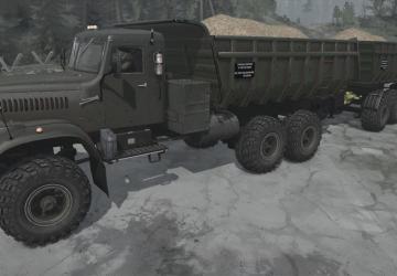 KrAZ-255b version 23.07.22 for Spintires: MudRunner (v25.02.21)