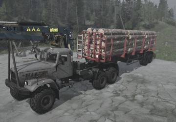 KrAZ-255b version 23.07.22 for Spintires: MudRunner (v25.02.21)