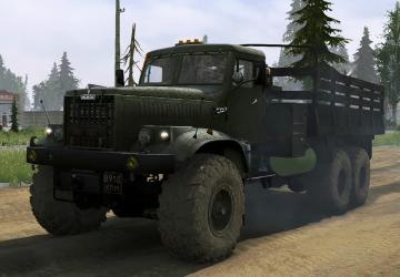 KrAZ-255B Overhaul version 1 for Spintires: MudRunner (v10.06.19)
