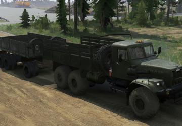 KrAZ-255B Overhaul version 1 for Spintires: MudRunner (v10.06.19)