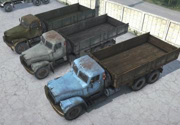 Kraz 257, EO 3323, Crane Retexture version 1.0 for Spintires: MudRunner (vAll)