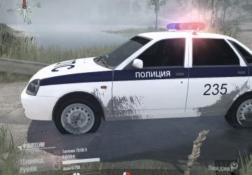 Lada Priora Police version 08.12.16 for Spintires: MudRunner (v25.02.21)