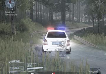 Lada Priora Police version 08.12.16 for Spintires: MudRunner (v25.02.21)