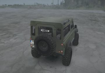 Land Rover Defender D90 TD5 Army version 18.05.19 for Spintires: MudRunner (v22.03.19)