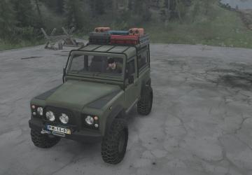 Land Rover Defender D90 TD5 Army version 18.05.19 for Spintires: MudRunner (v22.03.19)