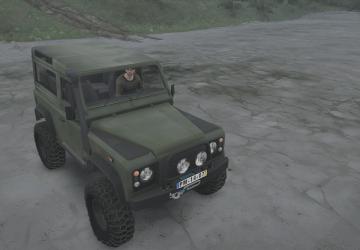 Land Rover Defender D90 TD5 Army version 18.05.19 for Spintires: MudRunner (v22.03.19)